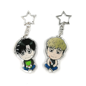 Époxy paillettes acrylique breloques porte-clés pas cher usine personnalisé Anime imprimé - Product Image 4