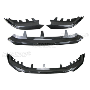 ลิ้นกันชนหน้ารถยนต์สีดำเงา ABS สำหรับ BMW X1 IX1 U11 ปี 2022-2024 รุ่น MP Style - Product Image 4