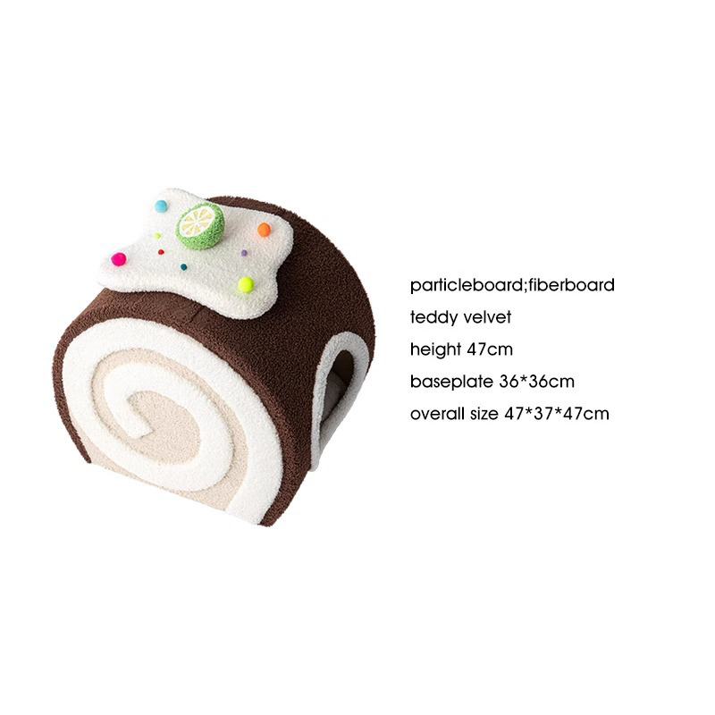 Gâteau brun