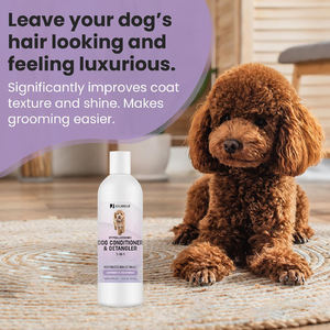 Après-shampoing et démêlant pour chien avec logo personnalisé 2 en 1 Après-shampoing pour les allergies et les démangeaisons Lotion de traitement pour les chiens et les caniches et les doodles - Product Image 5