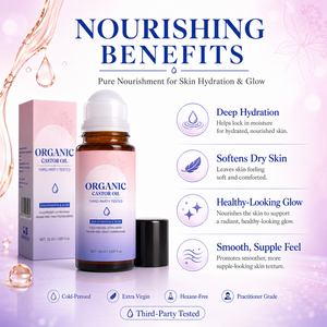 Aceite <span class=keywords><strong>de</strong></span> Ricino Orgánico Natural Prensado en Frío, Hidratante, Reparador <span class=keywords><strong>de</strong></span> <span class=keywords><strong>la</strong></span> Barrera Cutánea, Suavizante, con Aceite <span class=keywords><strong>de</strong></span> <span class=keywords><strong>Rosa</strong></span> <span class=keywords><strong>Mosqueta</strong></span> y Cuarzo <span class=keywords><strong>Rosa</strong></span>, 50 ml - Product Image 5
