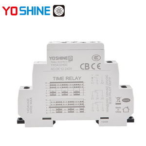 Relais temporisé miniature étanche Yoshine AC/DC 12-240VAC 10A DPDT à double cycle de temps avec bornes à vis pour applications automobiles <span class=keywords><strong>CB</strong></span>/CE/CCC - Product Image 1