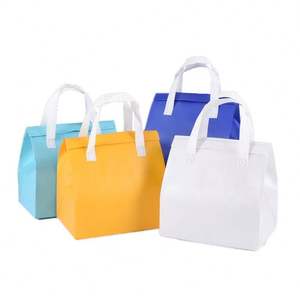 Sac isotherme jetable en aluminium non tissé pour livraison de repas à emporter, motif lettre, vente en gros - Product Image 1