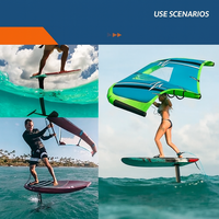 Planche de surf hydrofoil / Planche à foil non motorisée / Planche de surf à foil aquatique Planche à foil légère en carbone écologique pour les lacs et les rivières