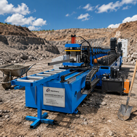Nouvelle machine de profilage de canaux solaires, presse à poinçonner, commande PLC, entraînement par engrenages, pour usage en construction, facile à utiliser