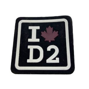 Vente directe d'usine, étiquettes de nom en caoutchouc personnalisées avec logo pour sac/vêtements - Product Image 3