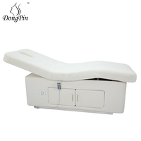 Table de massage électrique moderne chauffée pour spa, lit de beauté large pour salon, 2 moteurs de commande, pour salon, hôtel, usage extérieur