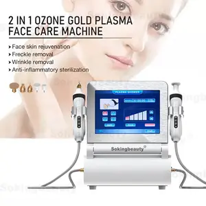portable skin care 2 in 1 plasma hydra water facial beauty machine