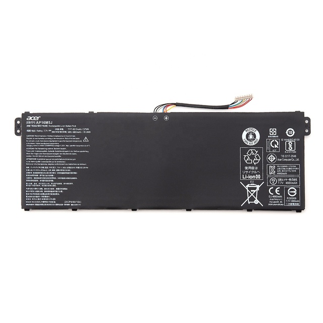 OEM Wholesale AP16M5J Laptop Battery Factory for Acer AP16M5J Lithium Ion Notebook Battery for Sale Notebook Battery
