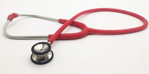 Stéthoscope professionnel double face HMYL HM-120 pour cardiologiste, en alliage d'aluminium, certifié CE Classe II, garantie 1 an - Product Image 4