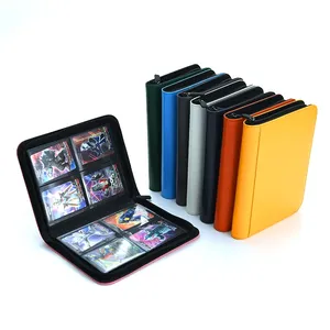 Customize Trading Card Binder 4 Pocket Photo Card Holder Album Top Loader Baseball Card Binders