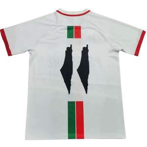 Kaus lengan pendek leher bulat Logo cetak Palestina musim panas kustom promosi - Product Image 6