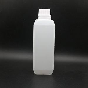 Bouteilles en plastique d'emballage carré en gros avec couvercle à vis pour <span class=keywords><strong>alcool</strong></span> liquide 1000ml <span class=keywords><strong>1L</strong></span> - Product Image 5