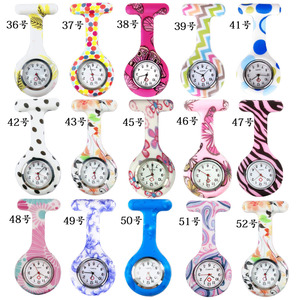 Round Shape Silicone Nurse <strong>Fob</strong> <strong>Watch</strong> with Pin Quartz Movement - Product Image 6