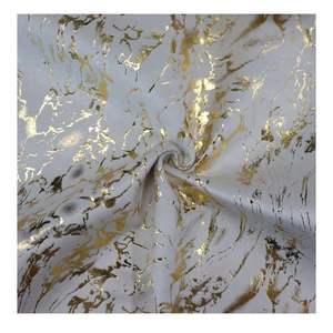 Tissu de canapé en velours avec estampage à chaud et bronzage, prix au mètre - Product Image 1