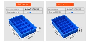 Boîte de pièces en plastique, boîte de grille, boîte de rangement de chiffre d'affaires, outil de quincaillerie, boîte de classification de vis - Product Image 5