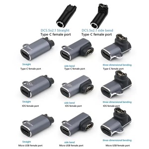 อะแดปเตอร์ชาร์จ USB ชนิด c/micro /<span class=keywords><strong>ios</strong></span> สำหรับ Garmin Fenix 7/<span class=keywords><strong>6</strong></span>/5 INSTINCT 2S venu 2 plus epix Forerunner ตัวแปลงชาร์จนาฬิกา745 - Product Image 3