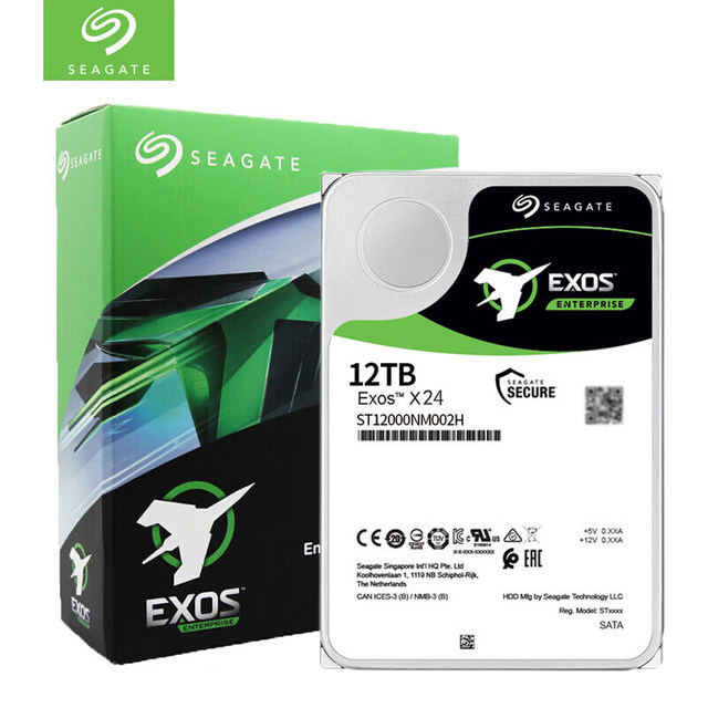 New Enterprise 12TB HDD NAS Hard Drive ST12000NM002H-Helium-Filled 7200RPM SATA Internal Mechanical Disk 512MB Cache