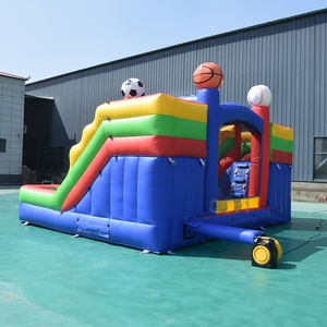 บ้านลมเป่าลมเชิงพาณิชย์ ทำจาก PVC หนา 0.55 มม. ปราสาทลมเป่าลม บ้านลมสำหรับเด็ก - Product Image 3