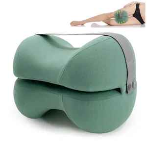 Oreiller de sommeil orthopédique en mousse à mémoire de forme pliable amovible de haute qualité pour les genoux et les jambes oreiller à double usage