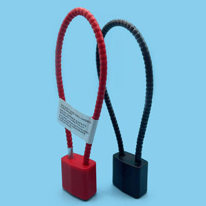 Cerradura de <span class=keywords><strong>cable</strong></span> de acero endurecido Cerradura de pistola de seguridad de armas de fuego con color rojo/negro - Product Image 6