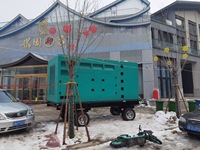 Mobiles Kraftwerk 60kVA 50kW Silent Diesel Generator mit Anhänger und Rädern