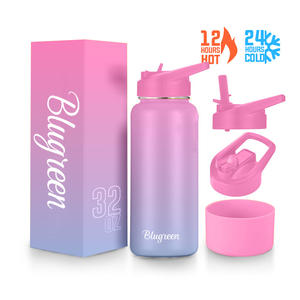 Double Wall 304 Stainless Steel Vacuum Flask <strong>Water</strong> <strong>Bottle</strong> 40oz Tumbler With Lid And Straw - Product Image 5