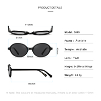 CONCHEN 2026 Tendance Mode Lunettes de Soleil Vintage en Acétate UV400 Faites à la Main Haute Qualité Acétate Polarisées