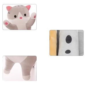2023 simpatico peluche per gatti bambola lunga per gatti che dorme abbraccio di peluche giocattoli di peluche farciti personalizzati gatto imbottito lungo pillow2023 carino - Product Image 6