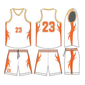 Ensemble de maillots de basket-ball classiques personnalisés en polyester, impression numérique, taille plus, antibactérien, séchage rapide, respirant, uniforme de basket-ball - Product Image 5