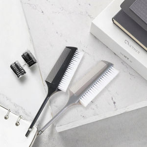 <span class=keywords><strong>Brosse</strong></span> à cheveux en plastique à double face pour le nettoyage des dents fines, style latin, ballroom, <span class=keywords><strong>ballet</strong></span>, compétition, forme en spirale, usage domestique, mode - Product Image 1