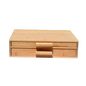 Supports de rangement en bambou pour capsules de café <span class=keywords><strong>Nespresso</strong></span> et <span class=keywords><strong>support</strong></span> de <span class=keywords><strong>machine</strong></span> à café avec tiroir - Product Image 2