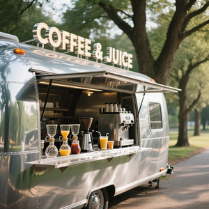 Remolque Móvil de Comida Rápida Tipo Cápsula OEM 2025, Carrito de Venta de Helados y Aperitivos, Camión de Comida Personalizado con Equipamiento de Cocina Completo - Product Image 1