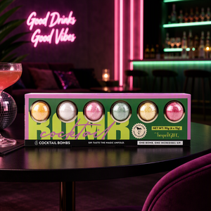 Bombes à <span class=keywords><strong>cocktail</strong></span> comestibles Boomblizo - 100% <span class=keywords><strong>sans</strong></span> E171 - Mélange de cocktails <span class=keywords><strong>sans</strong></span> <span class=keywords><strong>alcool</strong></span> scintillant - Certifié BRC - Coffret cadeau de boissons - 9 saveurs - Product Image 1