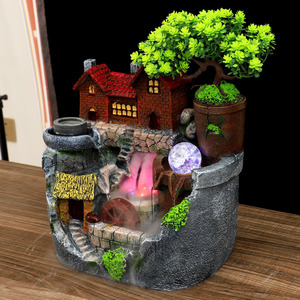 Fish Tank paysage jardin bûches faire vieille maison rocaille eau ameublement décoration de la maison cadeaux - Product Image 5
