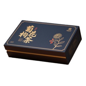 กล่องของขวัญพับได้แบบโบราณสำหรับชาดอกเบญจมาศและผลิตภัณฑ์เพื่อสุขภาพ บรรจุภัณฑ์รักษ์โลกพร้อมของตกแต่ง - Product Image 5