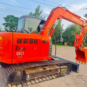 Used Hitachi Zx80 Zx75 Zx120 Zx200 Hydraulic Crawler <b>Excavator</b> Suitable 8ton for Construction HitachiZX70-5A Used Mini <b>Excavator</b> - Product Image 2