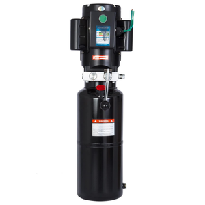 Unidad de Potencia Hidráulica GRH con Tanque de Aceite de 10 Cuartos, Motor de CA de 220V, Control Manual para Remolques Basculantes y Elevación de Vehículos, con Maneta de Control - Product Image 1