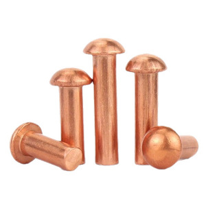 GB tất cả các đồng m2m3m4m5m6m8mm vòng đầu đinh tán vật liệu sắt rắn Lớp 6 chịu nhiệt 3/8 trong - Product Image 4