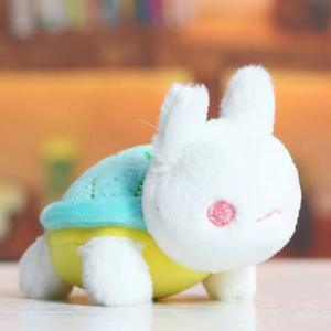 Lindo Llavero con Colgante de Tortuga, Juguete de Peluche Suave, Conejito de Dibujos Animados, Tortuga, Conejo, Animal de Peluche de Algodón, Colgante para Bolsa, Muñeca - Product Image 3