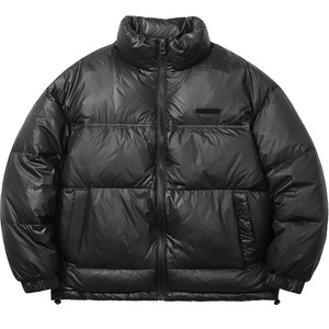 Veste d'hiver pour hommes, couleur unie, multicolore, vestes décontractées en duvet - Product Image 1