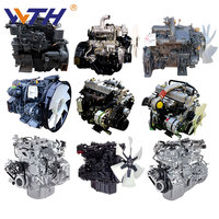 Moteur diesel complet pour excavatrice Doosan Daewoo DX225 DX255 DX300 DX340 DB58T DE08TIS DE12TIS D1146