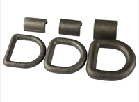 Anneaux en D et clips polyvalents en acier forgé au carbone 3/4 pour la fixation de charges complexes