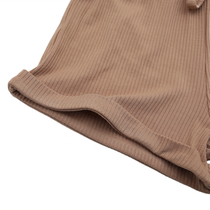 Unisex Summer Baby Rompers Set Customized Print Designs Pullover Closure 2pcs Lovely Girls Shoulder Strap Tops <strong>Ruffle</strong> <strong>Shorts</strong> - Product Image 5