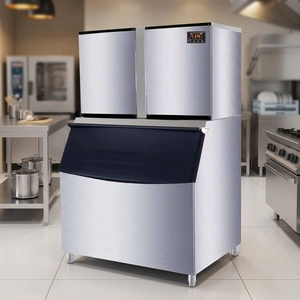 เครื่องทำน้ำแข็งทรงลูกบาศก์สำหรับร้านอาหาร บาร์ ผลิตน้ำแข็งได้ตลอด 24 ชั่วโมง รุ่น NES-1TC-P จากจีน สำหรับอาหารสด - Product Image 3