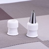 Shappy 12 pièces Embouts de poche à douille standard en plastique pour décoration de gâteaux (Modèle Shappy-Plastic Couplers-01 1.2 X 1