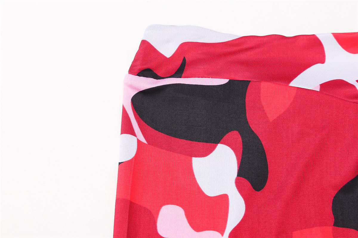 Sexy Fashion Camo print women leggings yoga pants work out shorts