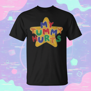 My Tummy Hurts <b>Meme</b> Kidcore Dreamcore Retro Y2k <b>T</b>-<b>Shirt</b> - Product Image 3