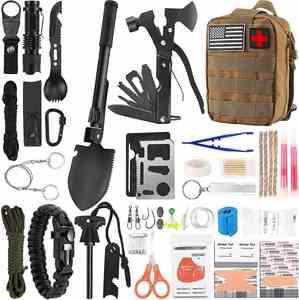 Kit d'urgence SOS, ensemble d'outils de survie multifonctionnels pour le camping, l'alpinisme, l'aventure, les premiers secours, sac de plein air personnalisé - Product Image 2
