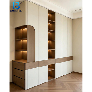 Armario <span class=keywords><strong>de</strong></span> Madera Moderno Personalizado, Hecho a Medida Según las Dimensiones <span class=keywords><strong>de</strong></span> la Habitación - Product Image 5